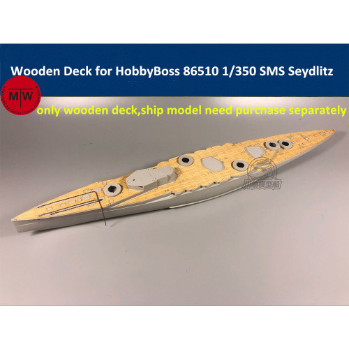 1/350 Scale German SMS Seydlitz Navy Battleship Detail-up Set for HobbyBoss 86510 Model Kit CY350037Z