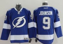 Tampa Bay Lightning -9 Tyler Johnson Blue Stitched NHL Jersey