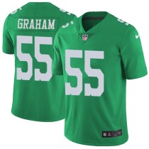 Nike Eagles -55 Brandon Graham Green Stitched NFL Limited Rush Jersey