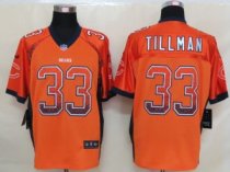 2013 NEW Nike Chicago Bears 33 Tillman Drift Fashion Orange Elite Jerseys