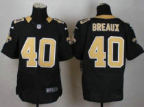 Nike New Orleans Saints -40 Delvin Breaux Black Team Color Stitched NFL Elite Jersey