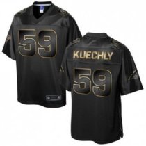 Nike Carolina Panthers -59 Luke Kuechly Pro Line Black Gold Collection Stitched NFL Game Jersey
