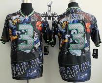 Nike Seattle Seahawks #3 Russell Wilson Team Color Super Bowl XLIX Men‘s Stitched NFL Elite Fanatica
