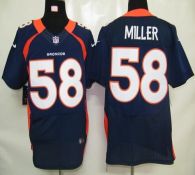 Nike Denver Broncos #58 Von Miller Navy Blue Alternate Men's Stitched NFL Elite Jersey