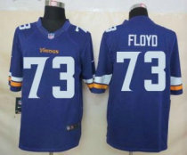 Nike Minnesota Vikings -73 Sharrif Floyd Purple Team Color Stitched NFL Limited Jersey