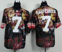 Nike San Francisco 49ers -7 Colin Kaepernick Team Color Mens Stitched NFL Elite Fanatical Version Je