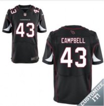 Nike Arizona Cardinals -43 Campbell Jersey Black Elite Alternate Jersey