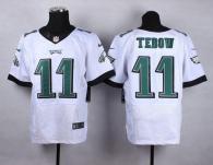 Nike Philadelphia Eagles #11 Tim Tebow White Men's Stitched NFL New Elite Jersey