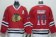 Chicago Blackhawks -10 Patrick Sharp Red USA Flag Fashion Stitched NHL Jersey