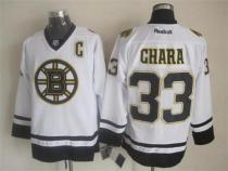 Boston Bruins -33 Zdeno Chara White Fashion Stitched NHL Jersey