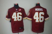Nike Washington Redskins -46 Alfred Morris Burgundy Red Team Color With 80TH Patch Men's Stitched NF