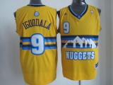 Denver Nuggets -9 Andre Iguodala Yellow Alternate Stitched NBA Jersey