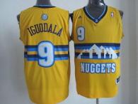 Denver Nuggets -9 Andre Iguodala Yellow Alternate Stitched NBA Jersey