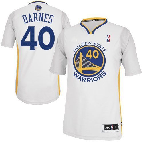 Revolution 30 Golden State Warriors -40 Harrison Barnes White Alternate Stitched NBA Jersey