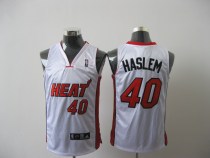 Miami Heat -40 Udonis Haslem White Stitched NBA Jersey