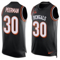 Nike Bengals -30 Cedric Peerman Black Team Color Stitched NFL Limited Tank Top Jersey