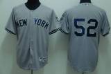 New York Yankees -52 C C Sabathia Stitched Grey MLB Jersey