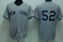 New York Yankees -52 C C Sabathia Stitched Grey MLB Jersey
