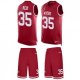 49ers #35 Eric Reid Red Team Color Stitched NFL Limited Tank Top Suit Jersey