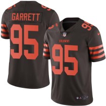 Nike Browns -95 Myles Garrett Brown Stitched NFL Limited Rush Jersey