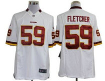 Nike Redskins -59 London Fletcher White Stitched NFL Limited Jersey