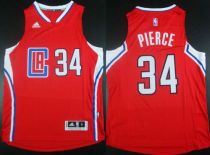 Los Angeles Clippers -34 Paul Pierce Red Stitched NBA Jersey