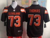 Nike Cleveland Browns -73 Joe Thomas Brown Team Color Stitched NFL Game Jersey