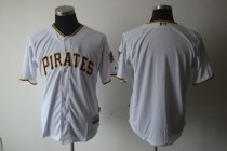 Pittsburgh Pirates Blank White Cool Base Stitched MLB Jersey