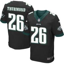 Nike Philadelphia Eagles #26 Walter Thurmond Black Alternate Men's Stitched NFL New Elite Jersey