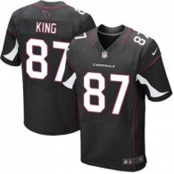 Nike Arizona Cardinals -87 King Jersey Black Elite Alternate Jersey