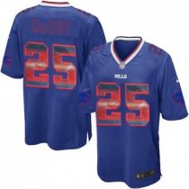 Nike Bills -25 LeSean McCoy Royal Blue Team Color Stitched NFL Limited Strobe Jersey