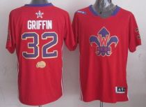 Los Angeles Clippers -32 Blake Griffin Red 2014 All Star Stitched NBA Jersey