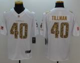 Nike Cardinals -40 Pat Tillman White Stitched NFL Limited Salute to Service Jersey