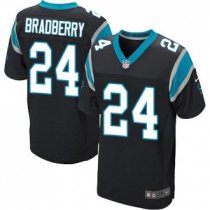 Nike Panthers -24 James Bradberry Black Team Color Stitched NFL Elite Jersey