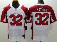 Nike Arizona Cardinals -32 Tyrann Mathieu White Stitched NFL Elite Jersey