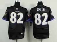 Nike Ravens -82 Torrey Smith Black Alternate Men's Stitched NFL New Elite Jersey
