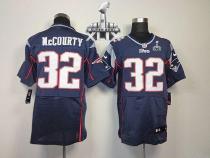 Nike New England Patriots -32 Devin McCourty Navy Blue Team Color Super Bowl XLIX Mens Stitched NFL