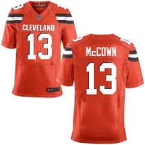 Nike Cleveland Browns -13 Josh McCown Orange Alternate Men's Stitched NFL New Elite Jersey