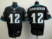 Nike Philadelphia Eagles #12 Randall Cunningham Black Alternate Men's Stitched NFL New Elite Jersey