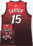 Toronto Raptors -15 Vince Carter Red Resonate Fashion Stitched NBA Jersey