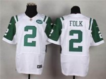 Nike Jets -2 Nick Folk White NFL Elite Jersey