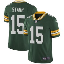 Nike Packers -15 Bart Starr Green Team Color Stitched NFL Vapor Untouchable Limited Jersey