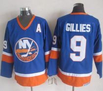New York Islanders -9 Clark Gillies Baby Blue CCM Throwback Stitched NHL Jersey