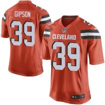 Nike Cleveland Browns -39 Tashaun Gipson Orange Alternate Men's Stitched NFL New Elite Jersey
