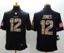 Nike Baltimore Ravens -12 Jacoby Jones Black NFL Limited Salute to Service jersey