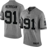 Nike Washington Redskins -91 Ryan Kerrigan Gray Stitched NFL Limited Gridiron Gray Jersey