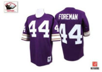 Mitchell and Ness Vikings -44 Chuck Foreman Purple Stitched Throwback NFL Jersey