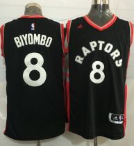 Toronto Raptors -8 Bismack Biyombo Black Stitched NBA Jersey