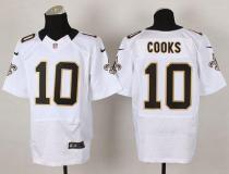 Nike New Orleans Saints #10 Brandin Cooks White Men's Stitched NFL Elite Jersey