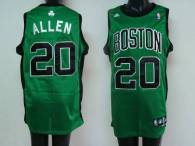 Boston Celtics -20 Ray Allen Stitched Green Black Number NBA Jersey